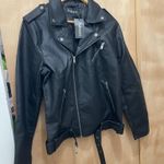 Fahsyee Faux Leather Jacket Women Photo 2