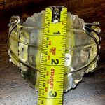 Sterling Silver Petit Point Gemstone and Handcrafted Native American Navajo Cuff Photo 10