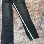 Mih Jeans Daily Jean High Rise Straight Jeans in Chippy Wash Faded Black Frayed Size 29 Photo 5