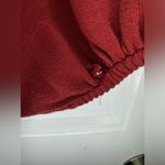 Gianni Bini  Red Short Sleeve Button-Up Sweater Tunic Photo 3