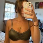 Revolve Solid & Striped Bikini Top Photo 0