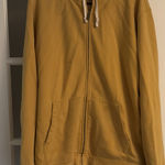 Lands' End  Zip-Up Hoodie Gold Photo 0