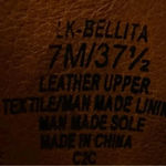 Lucky Brand New Bellita Heeled Leather Bootie Cedar Brown Boots Women’s Sz 7 Photo 11