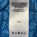 Columbia Women’s Blue Mock Neck Zip Up Long Sleeve Abstract Pattern Pullover- Lg Photo 12