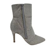 ATRENDY Rhinestone Ankle Boots Womens 7.5M Sparkly Silver Stiletto Heel Party Size 7.5 Photo 3