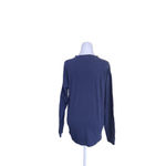 PINK - Victoria's Secret Women's PINK by Victoria's Secret Navy Long Sleeve Shirt Size S Photo 1