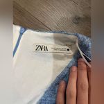 ZARA Blue Women's Jumpsuit. Size medium. Photo 3
