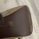 Jessica Simpson Tan Snakeskin Slingback Open Toe 5" Woodgrain Heels Size 8B/38 Photo 8