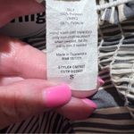 Boutique Stripe Sleeveless Smocked Cropped Jumpsuit Blue & White Size Small Photo 6