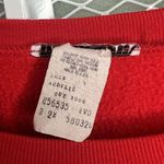 Rare Vintage Christmas Bear Holiday Sweater All Over Print Double Sided Santa Red Size 2X Photo 7