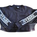 Ivy Park  small black logo cropped sweatshirt Photo 0