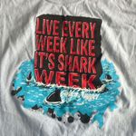 Live Every Week Like It's Shark Week Blue T Photo 1