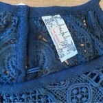 Free People intimately shea printed crochet halter mini dress Photo 5