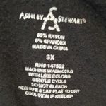 Ashley Stewart Black Tee Size 3X Photo 3