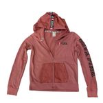 Victoria's Secret Victoria's Secret Love Pink Women's Zip Hoodie Jacket Size M Pink Photo 0