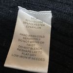 VICI Women's Black Ribbed Knit Long Sleeve Stitch Turtleneck Sweater Top Size M Photo 4