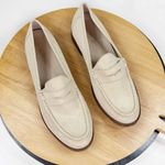 Vionic  Waverly Leather Penny Loafers Cream‎ Gold Shimmer 8 Photo 3