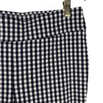 J.McLaughlin Blue White Gingham Stretch Leggings Womens 12 Tummy Control Pants Photo 6