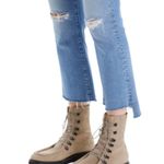 MOTHER The Insider Crop Step Fray Jeans – Thrilling Shots / Size 29 Blue Photo 2