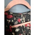 Emporio Armani Dress Women's Sz 6 Grunge Whimsygoth LBD Black Designer Lace Silk Photo 6