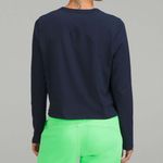 Lululemon Classic-Fit Cotton-Blend Long Sleeve Shirt in True Navy Photo 1
