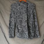 Lucky Brand  Heather Black Knit Cardigan Size Small Photo 2