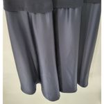 Tadashi Vintage Womens Evening Gown 18 Blue Satin Skirt Formal Maxi 3/4 Sleeve Photo 7