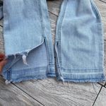 Free People jeans ankle slits raw hem size 28 Photo 2