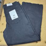 Mica Denim Chromatic High Rise Wide Crop Jeans Size 30 Black Photo 8