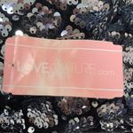 Solemio NWT Love Culture  Size Large Silver Sequin Bodycon Minidress Photo 8