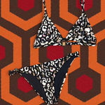 Somedays Lovin NWOT  Pink Animal Leopard Print Bikini Set Photo 0