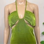 Lime Green Cutout Club Bodycon Dress New Size undefined Photo 2