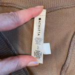 Athleta NWT  Momentum Seamless Racerback Tank Brown With Gold Sparkle Throughout Photo 3