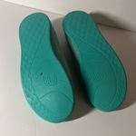 Mahabis Summer Sz US 8 Turquoise Removable Insole Slip On Flats Mesh Shoes Blue Photo 3