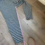 Madewell Bondi Cover Up Sleeveless Blue Striped Gauze Jumpsuit Photo 9