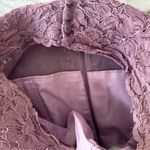 Vivienne Atelier lavender lace chiffon lined button back maxi dress, size L Purple Size L Photo 8