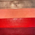 Fossil  Multi-Color Leather Wristlet Credit Card Organizer Wallet Photo 2