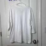 Jansport EUC‎  women’s solid white 1/2 sleeve Sun Devils v-neck tshirt top XXL Photo 3