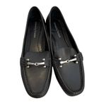 Donald Pliner Donald J. Pliner Black Filo Bit Loafer Flats -7.5  Photo 2