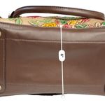 MC Marc Chantal Handpainted Genuine Leather Satchel Croco Embossed Sabrina 2019 Brown Photo 10