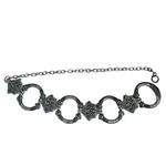 Chico's Vintage Ornate Silver Tone Medallion Link Belt Adjustable O/S Boho Western 40" Photo 9