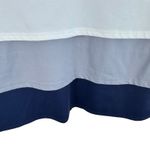 Kinona White Gray Blue Tiered Nylon Stretchy Sleeveless Athletic Size Top Size L Size L Photo 2