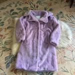 NVLT Lavender Faux Fur Bunny Jacket/Coat Purple Photo 4