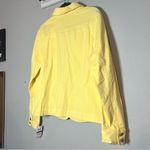 Charter Club  Light Yellow Denim Jacket Size XL NWT Photo 5