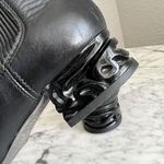 Miista Ashlynn Leather Ankle Boots Size 37 US 7 Black Photo 5