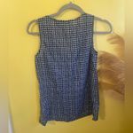 Eddie Bauer  Navy and Cream Floral Blouse Photo 2