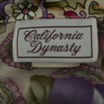VTG California Dynasty Floral Sleep Shirt Pink Photo 5