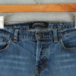 London Jean Loudon Jeans Womens 2 Straight Leg Mid Rise Distressed Button Fly Stretch 29x28 Photo 3