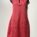 Karl Lagerfeld  Paris Pink Magenta Tweed Boucle Shift Jackie-O Dress Size 8 NWOT Photo 1