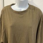 We The Free NWT  Army Green over size shirt size S Photo 1